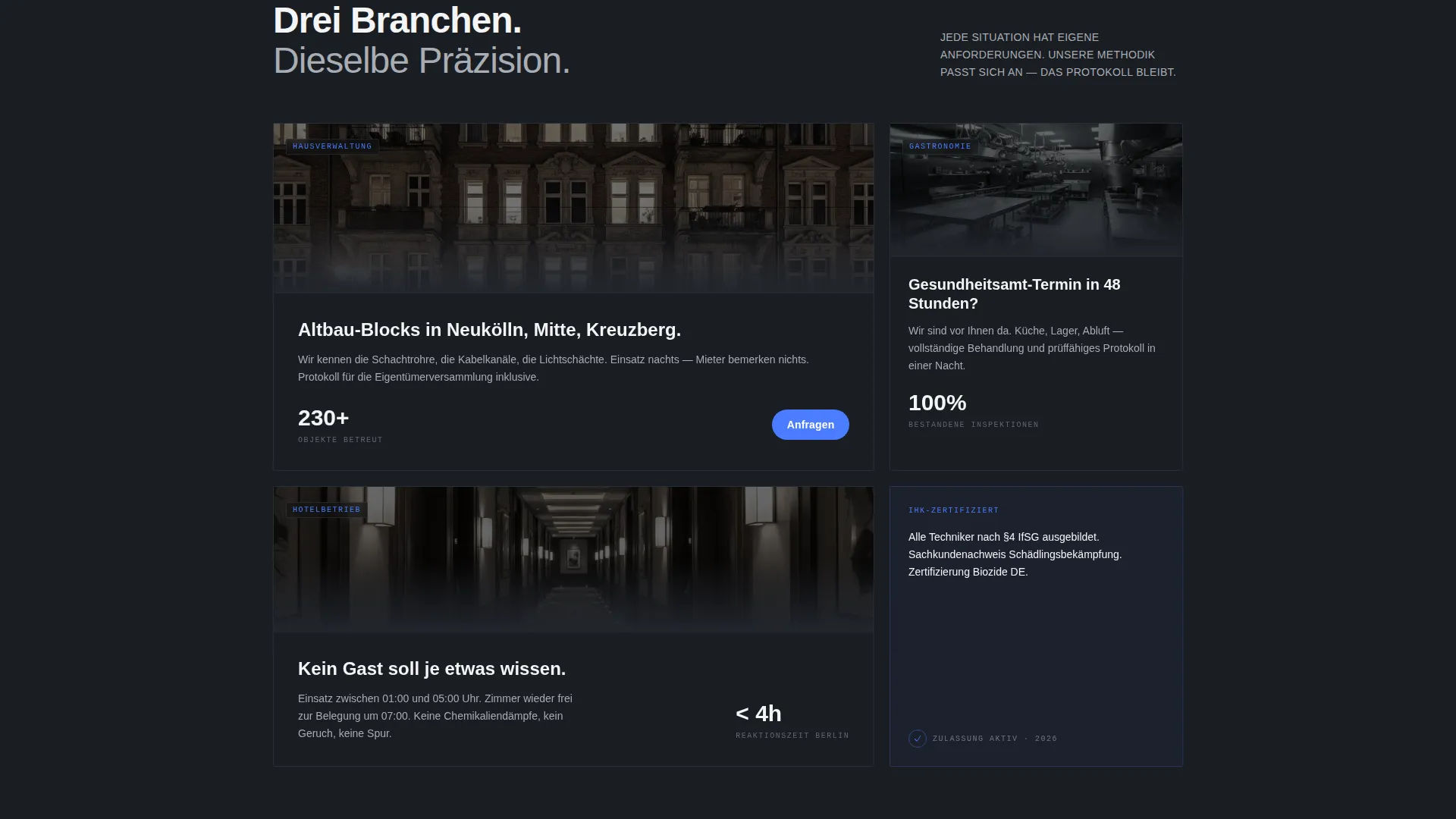 Precision Pestcontrol | Free Website Template | Rocket