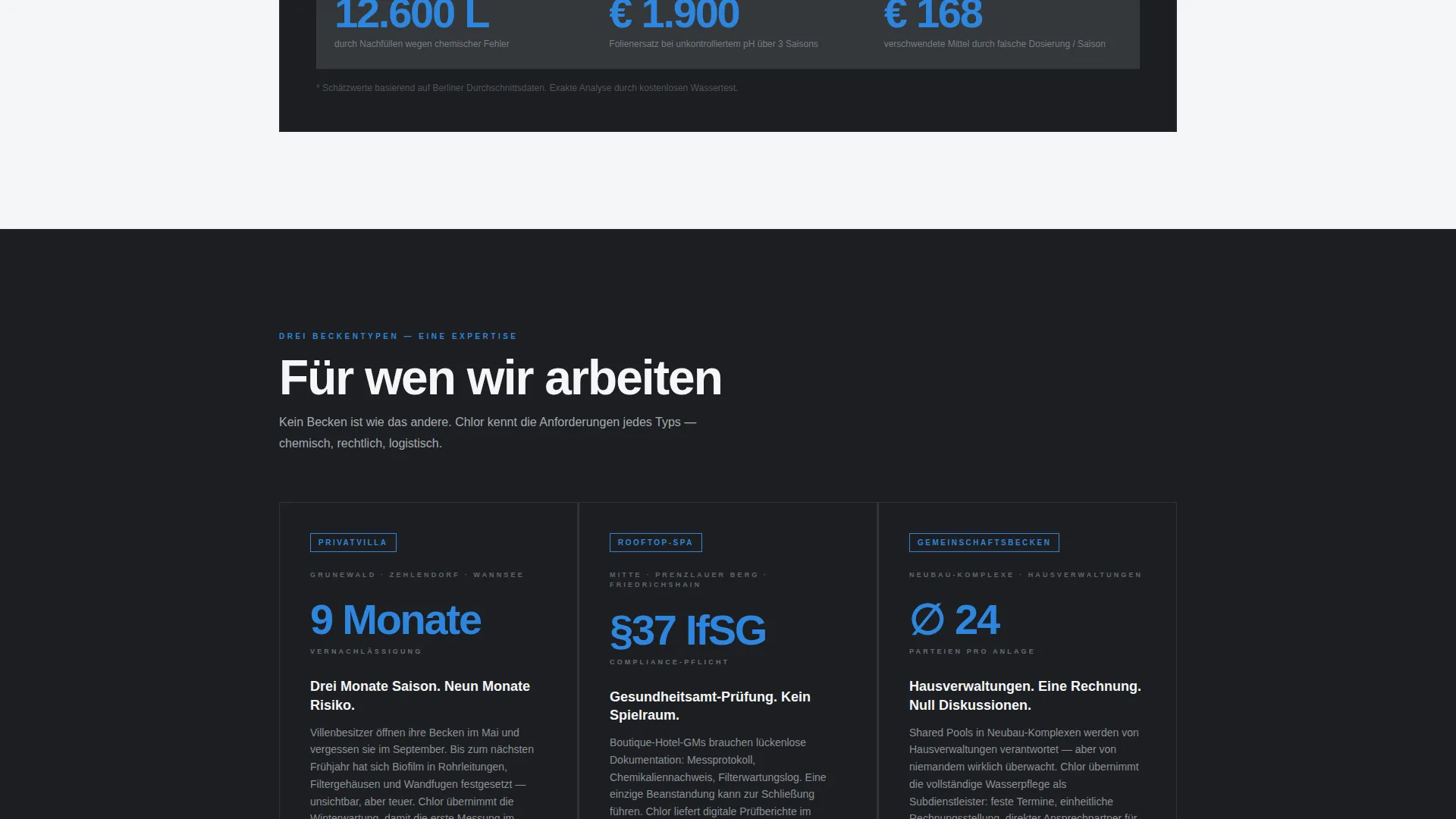 Crystalclear Poolcleaning | Free Website Template | Rocket