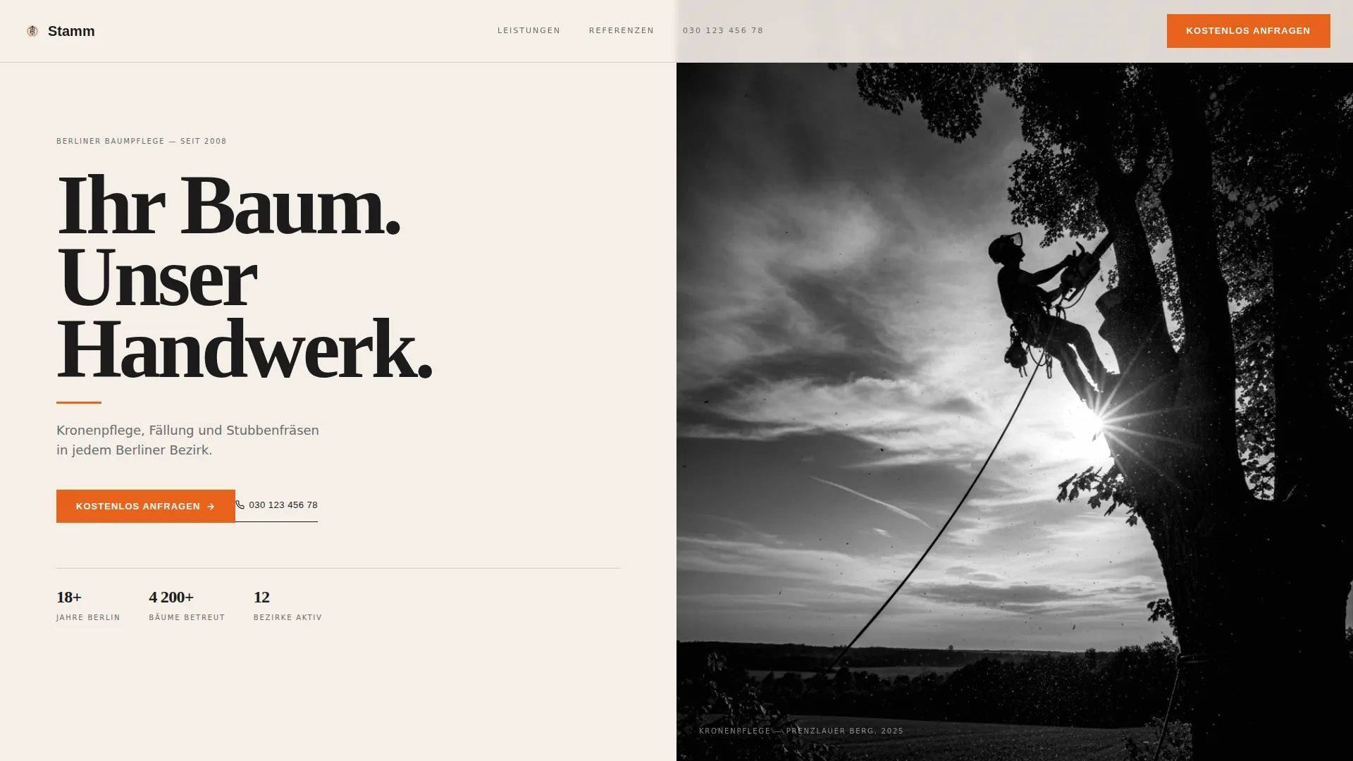 Modern Tree | Free Website Template | Rocket