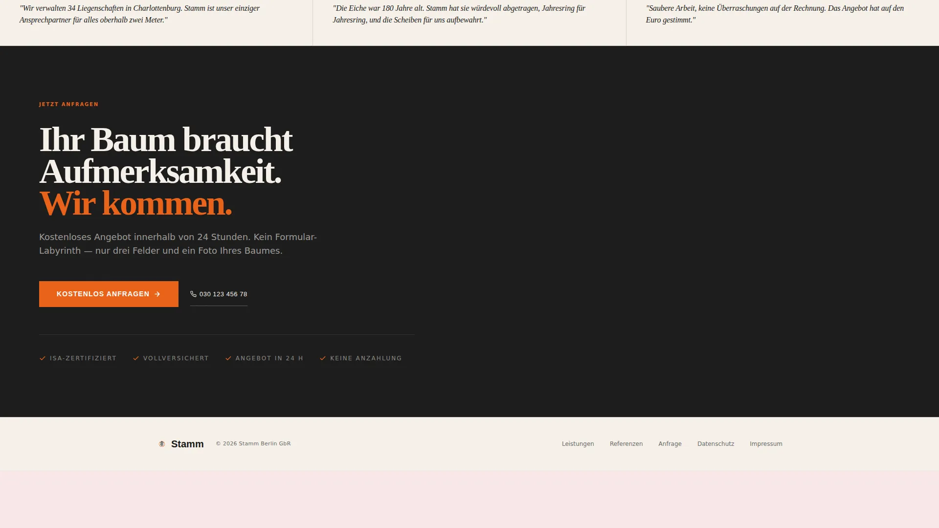 Modern Tree | Free Website Template | Rocket
