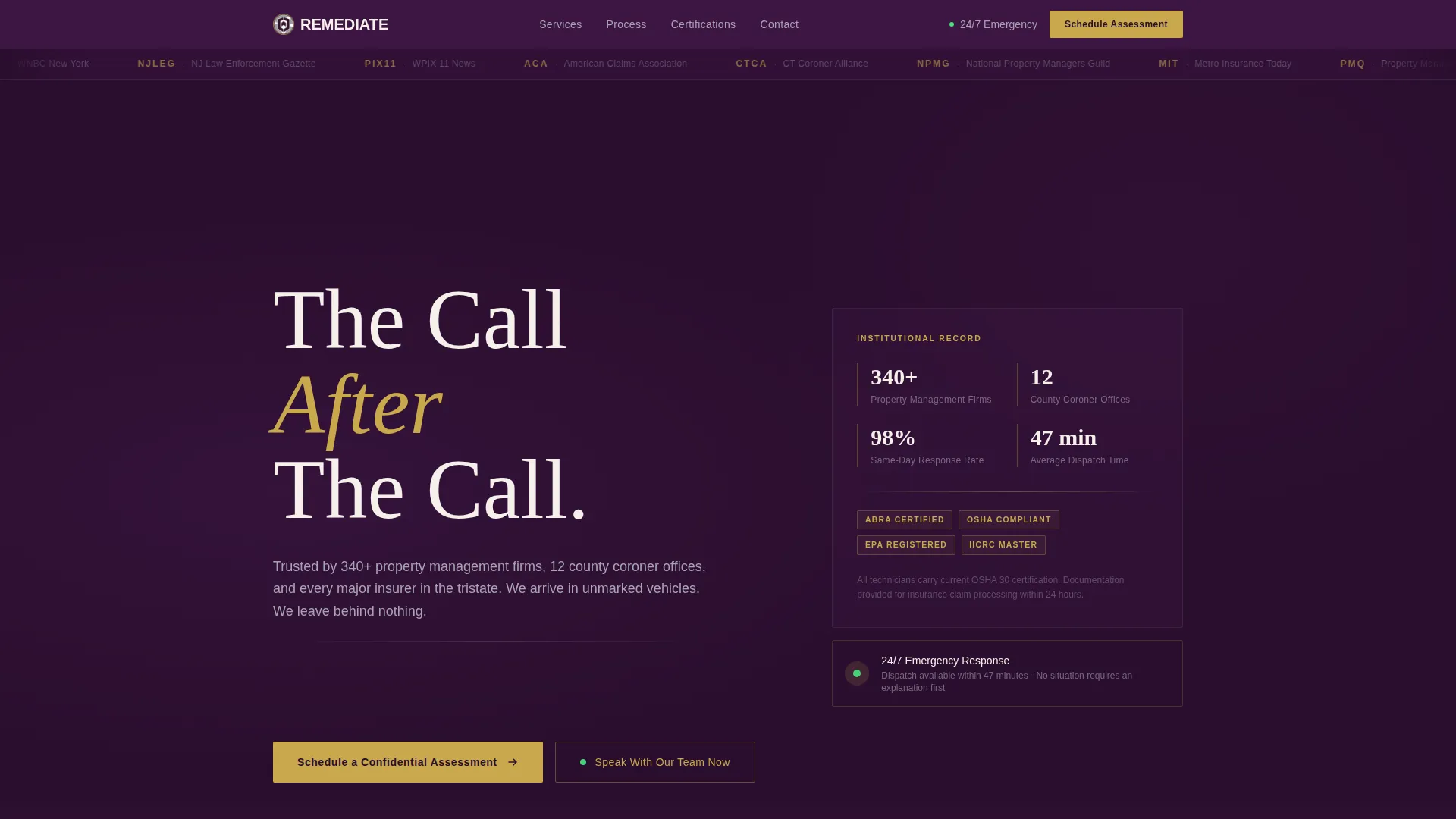 Specialist Specialty Cleaning Appointment Booking Website Template