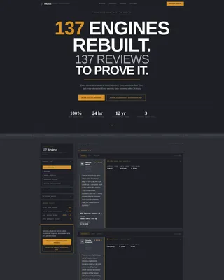 Marine Diesel Mechanic Review Landing Page Template