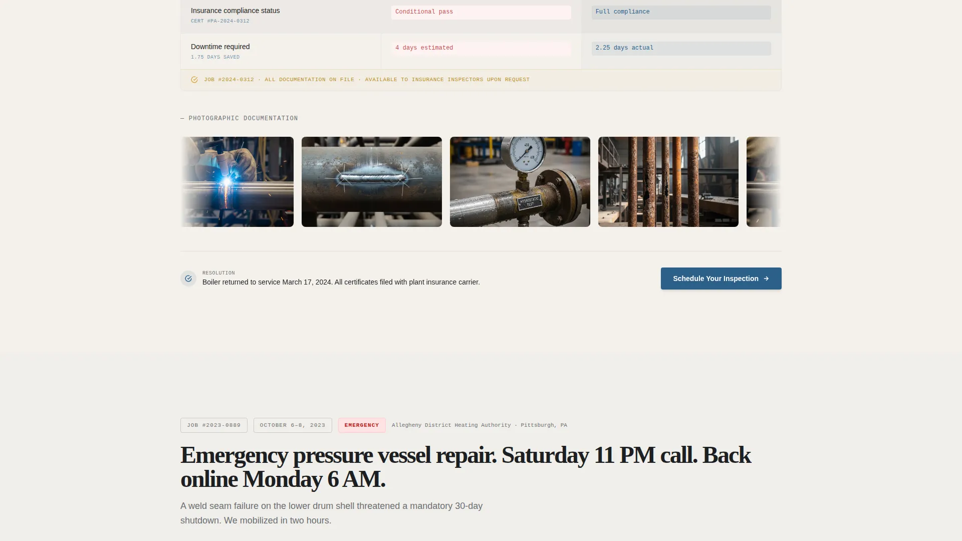 Boilermaker Portfolio Landing Page Template