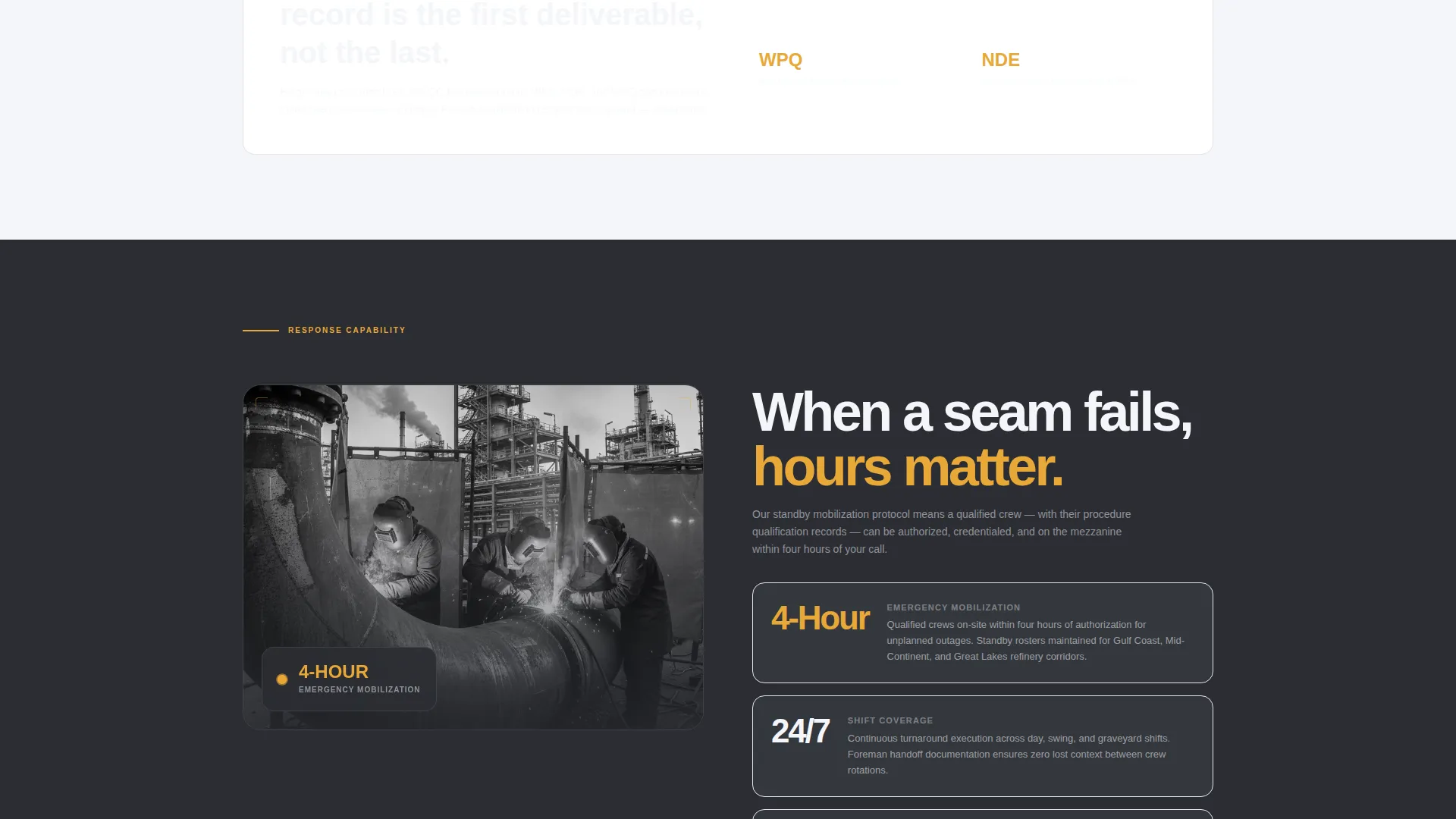 Certified Boilermaker Landing Page Template