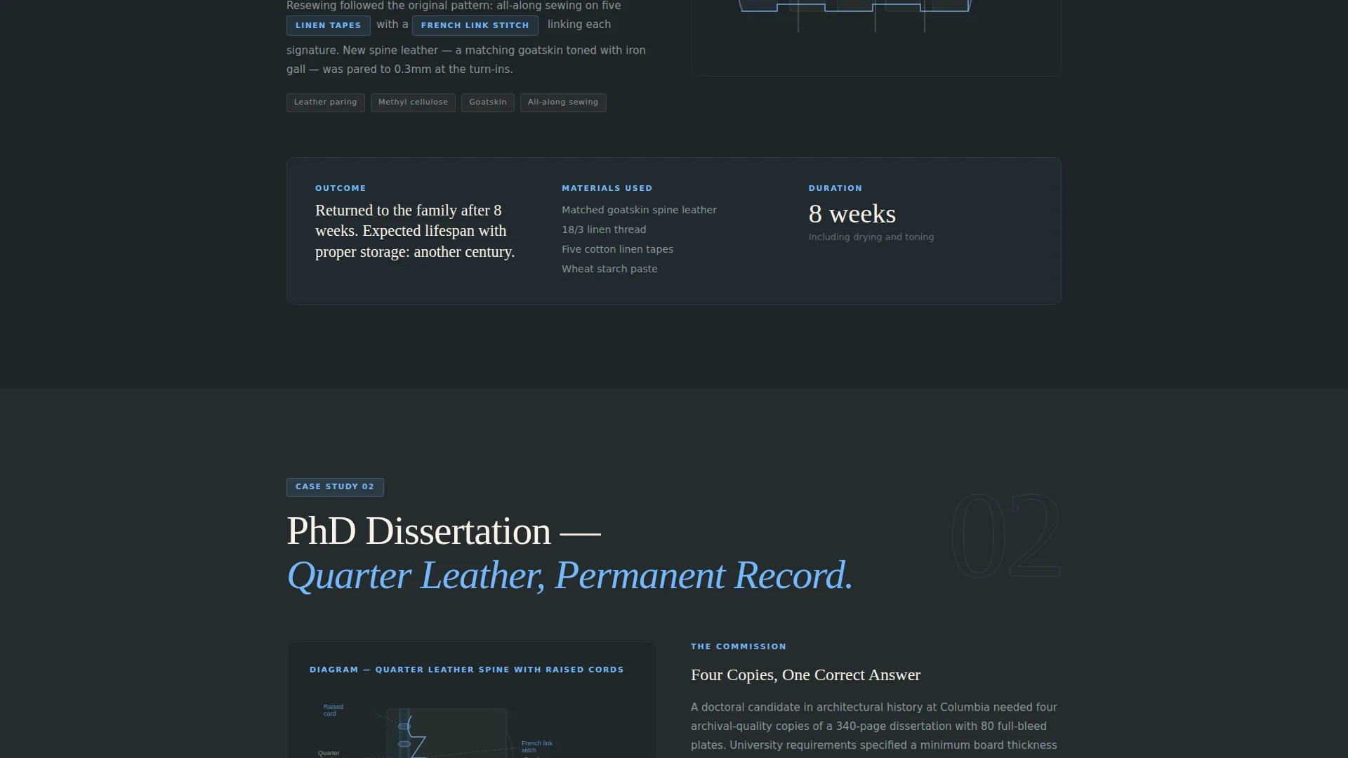 Bookbinder Service Landing Page Template