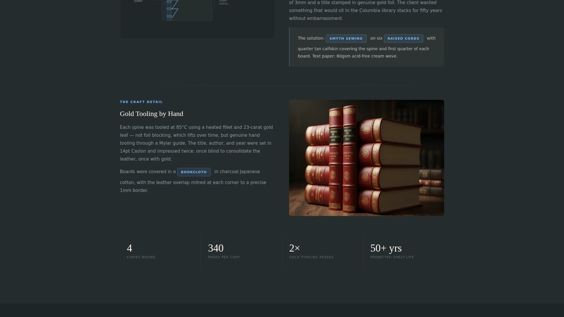 Bookbinder Service Landing Page Template
