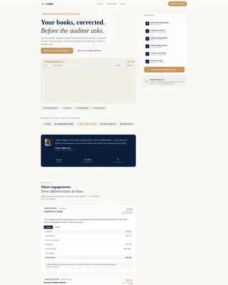 Bookkeeper Booking Landing Page Template