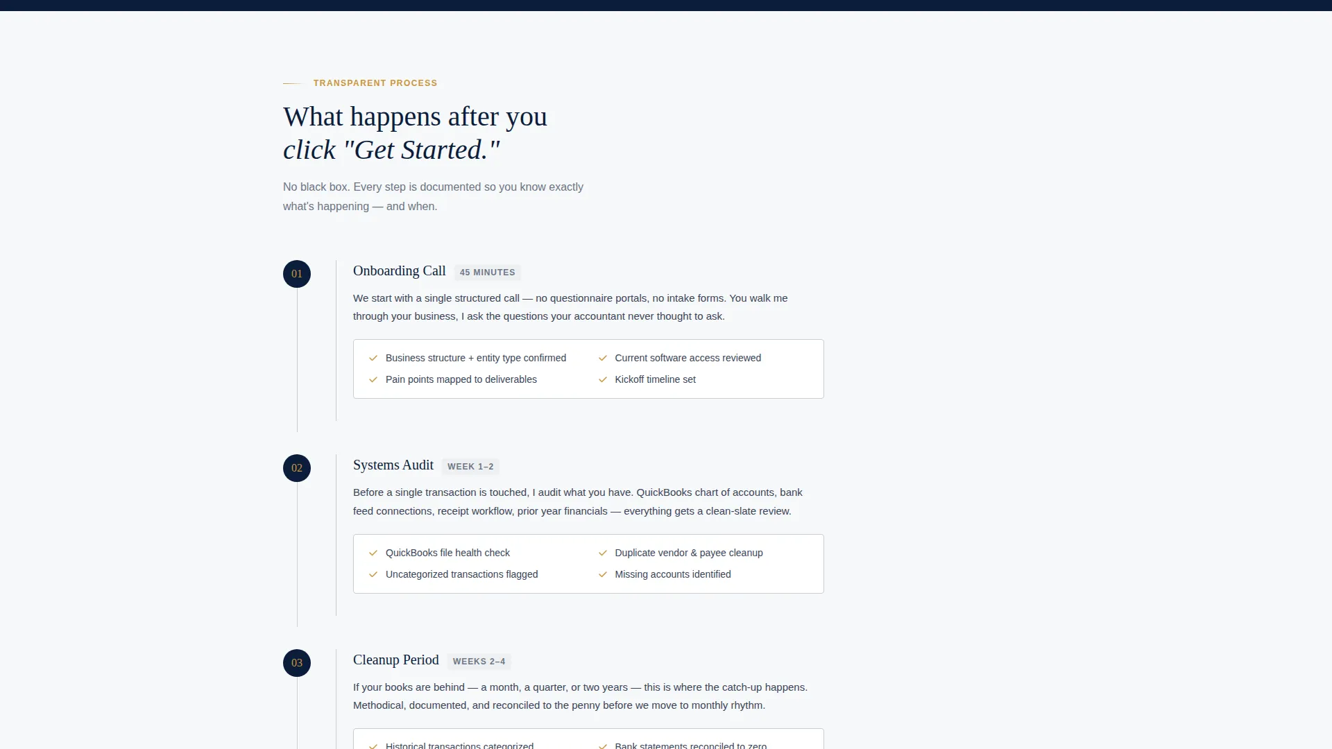 Bookkeeper Specialist Booking Website Template