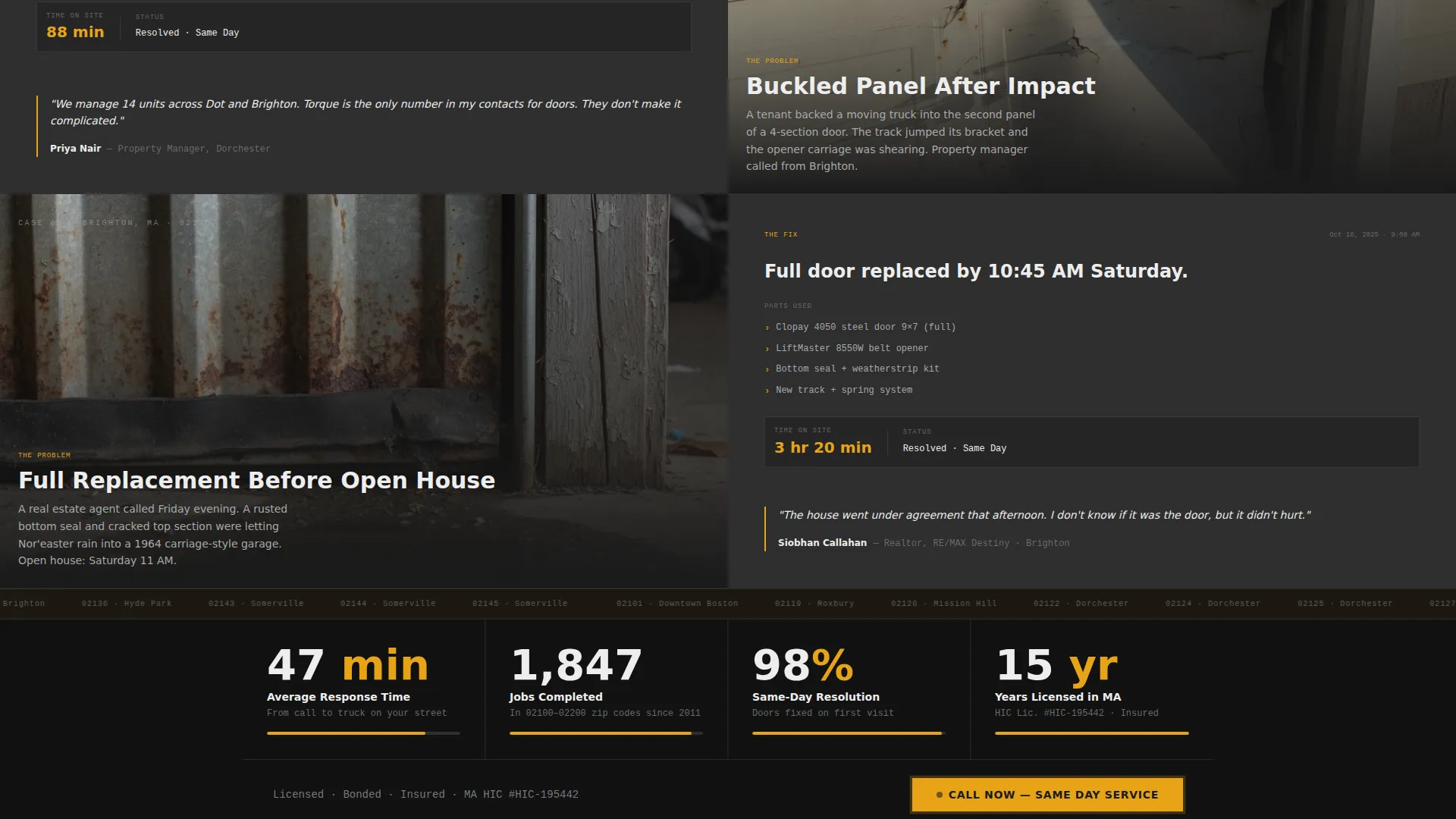 Reliable Garagedoor | Free Website Template | Rocket