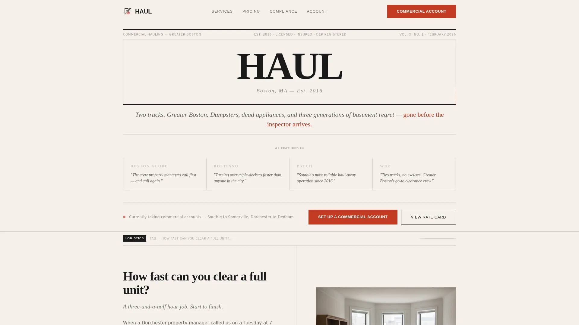 Authoritative Junkremoval | Free Website Template | Rocket