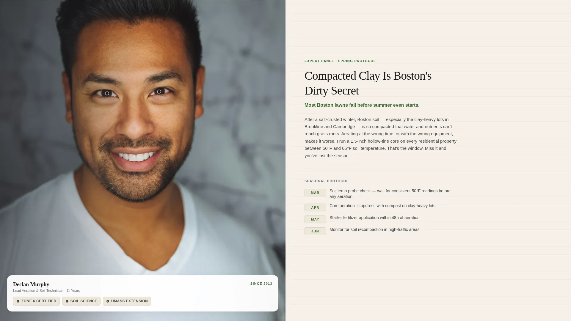 Authoritative Lawncare | Free Website Template | Rocket