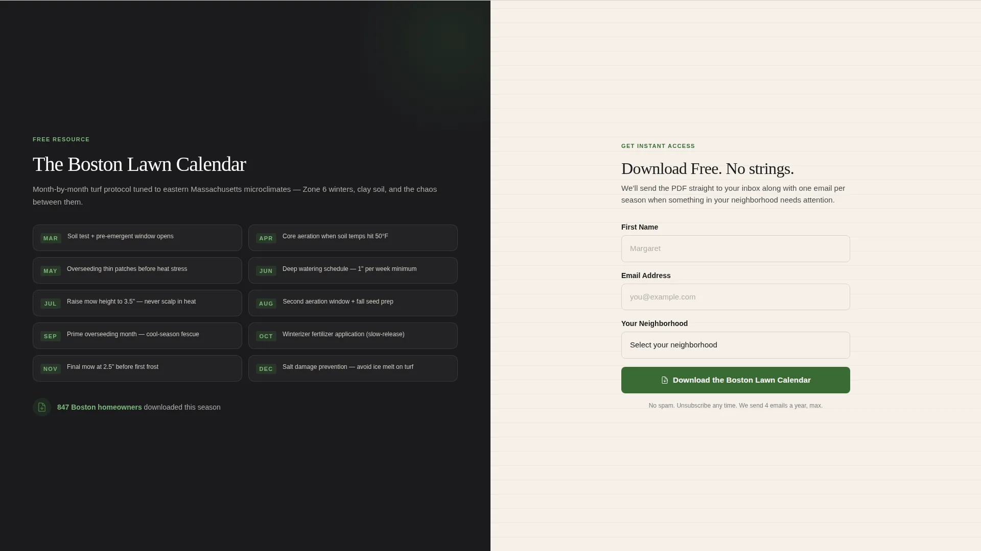 Authoritative Lawncare | Free Website Template | Rocket