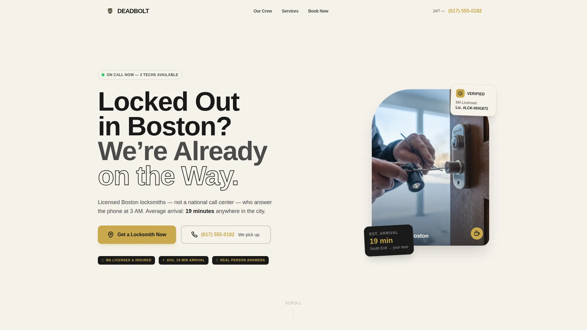 Reliable Locksmith | Free Website Template | Rocket