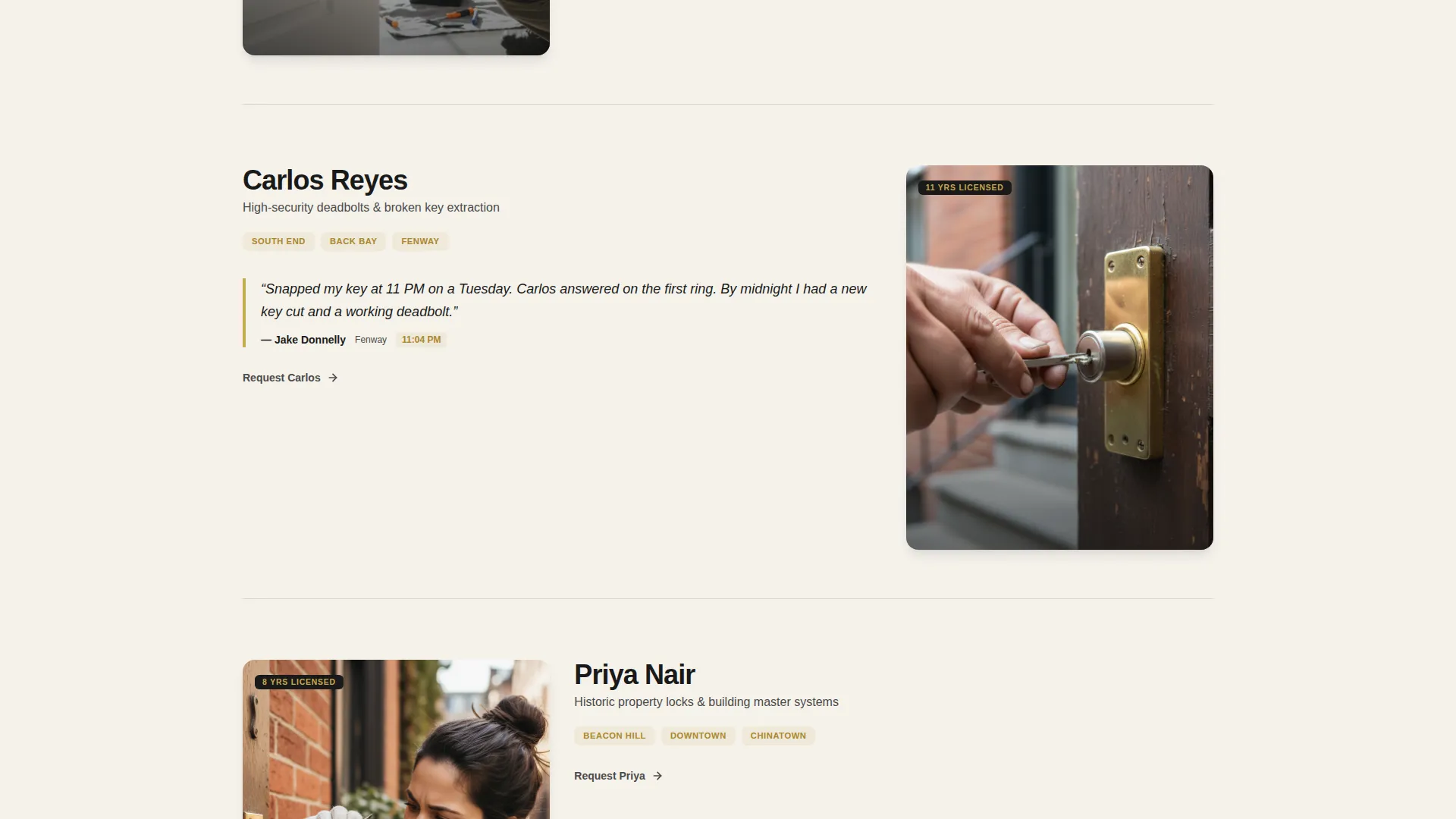 Reliable Locksmith | Free Website Template | Rocket