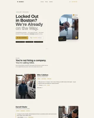 Reliable Locksmith | Free Website Template | Rocket
