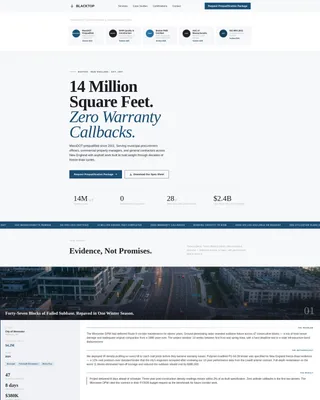 Authoritative Paving | Free Website Template | Rocket
