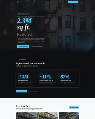 Industrial Cleaning Service | Free Website Template | Rocket