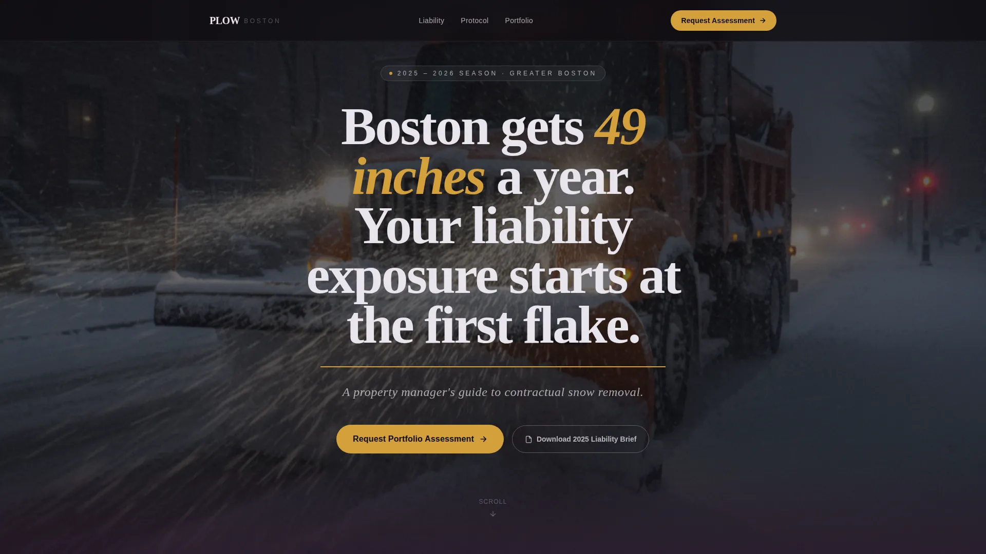 Authoritative Snowremoval | Free Website Template | Rocket