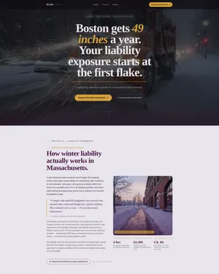 Authoritative Snowremoval | Free Website Template | Rocket