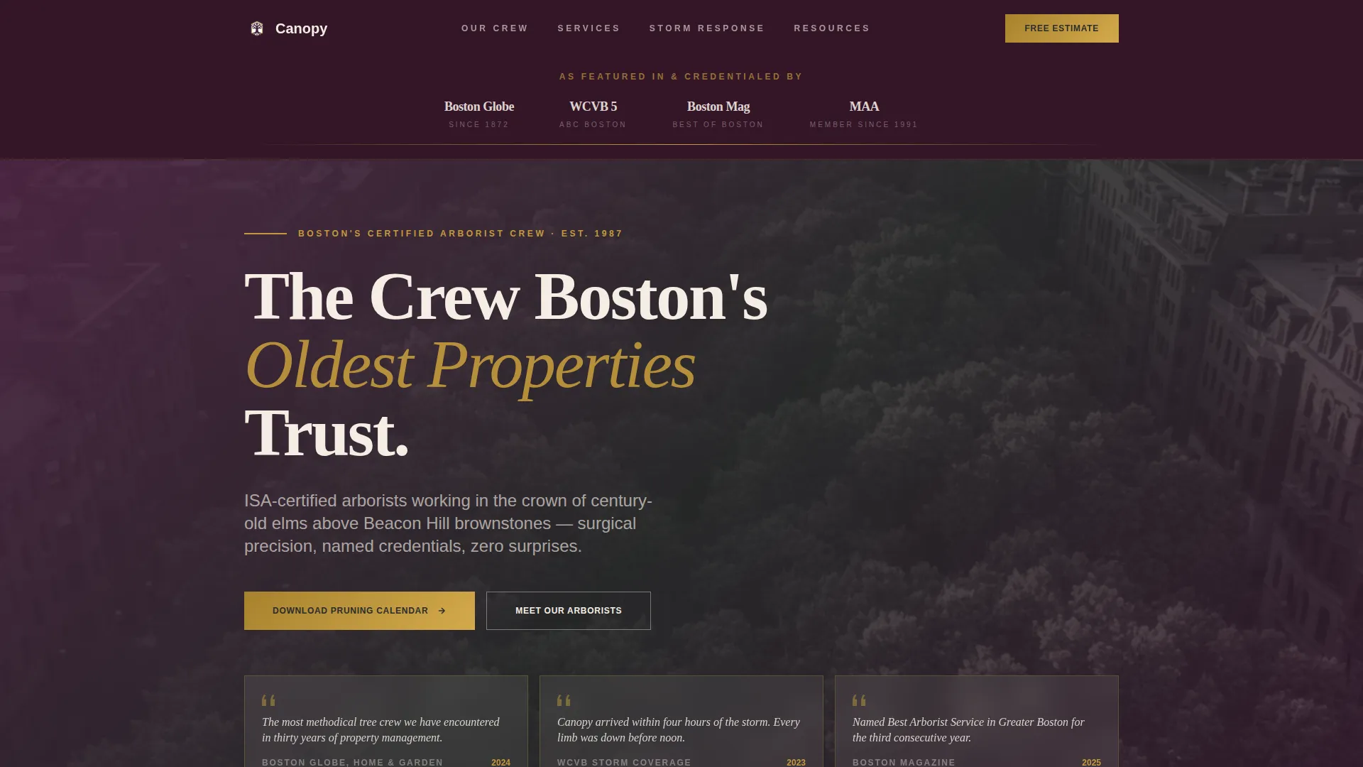 Trusted Treeservice | Free Website Template | Rocket