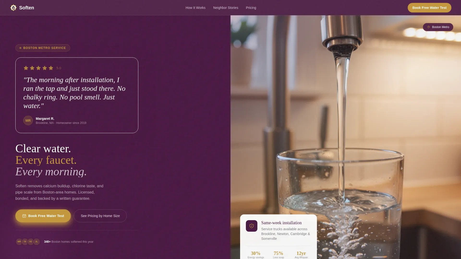 Certified Water Treatment | Free Website Template | Rocket