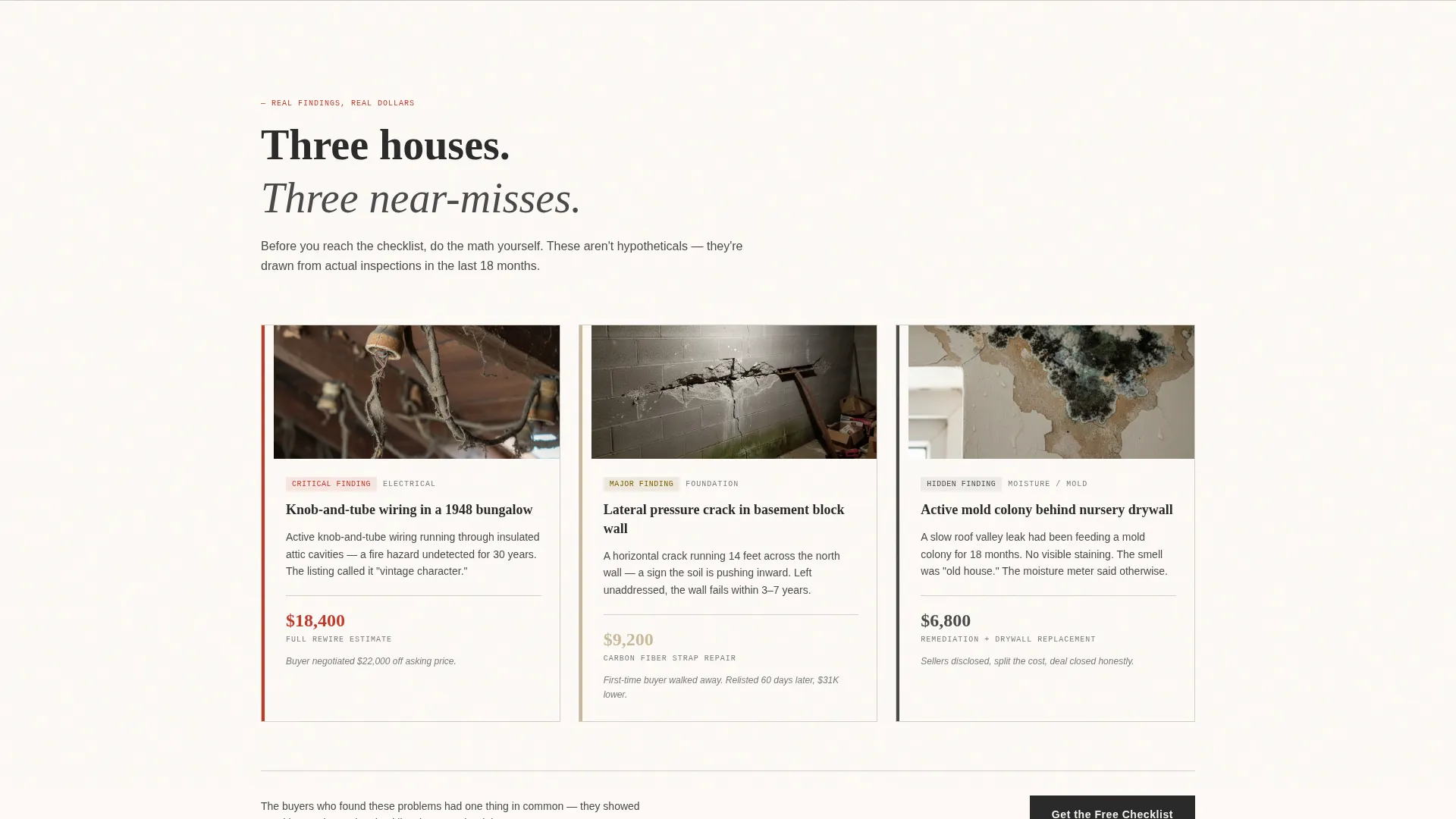 Building Inspector Landing Page Template