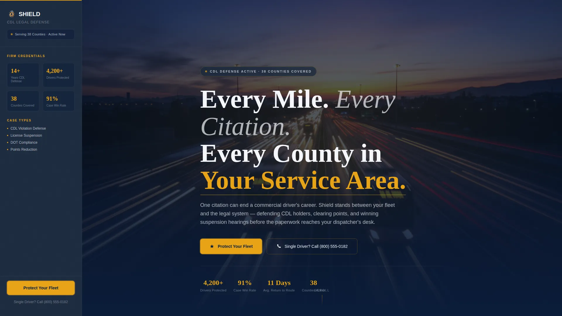 Bus Driver Reviews Website Template