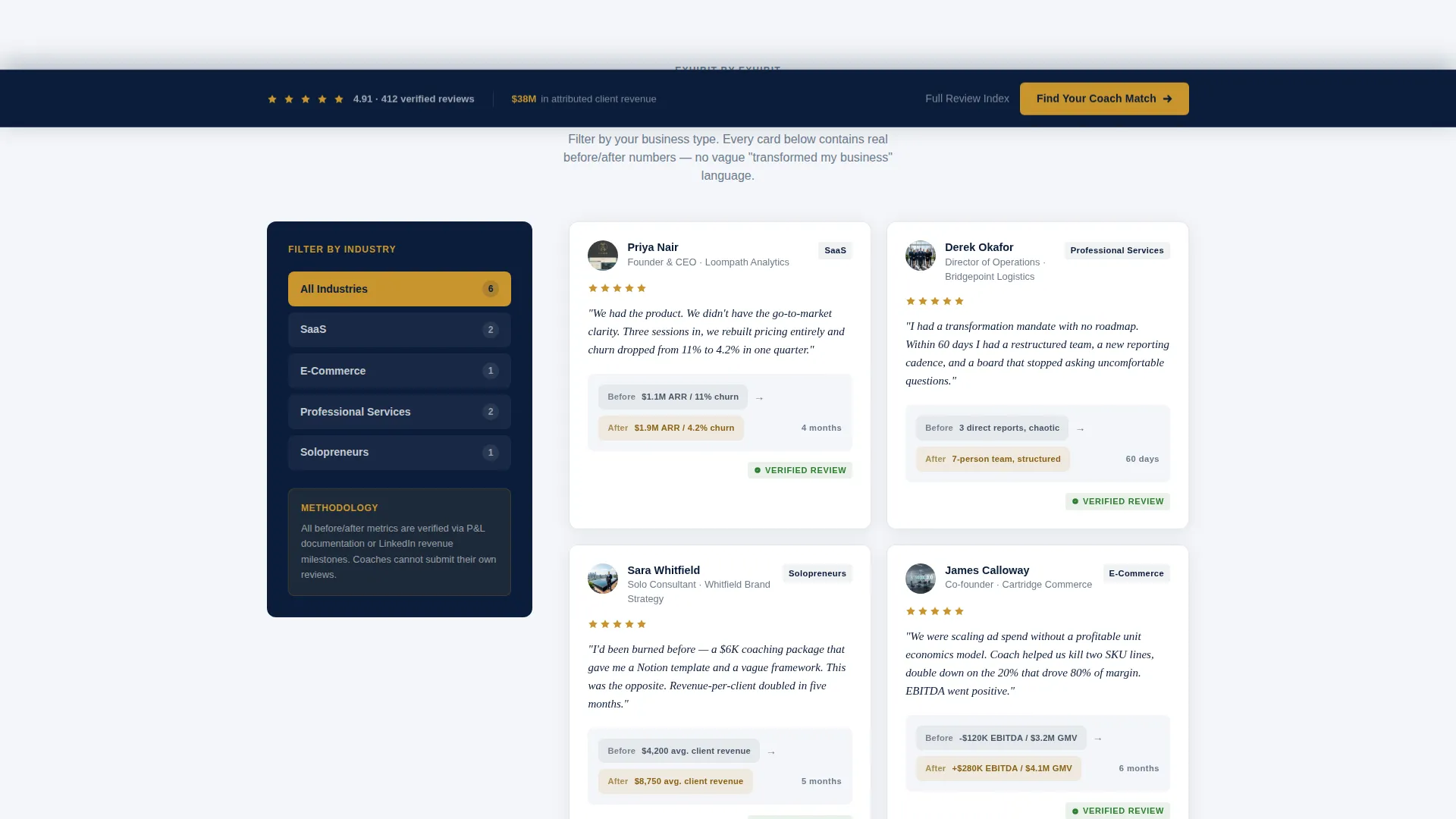 Business Coach Booking Website Template