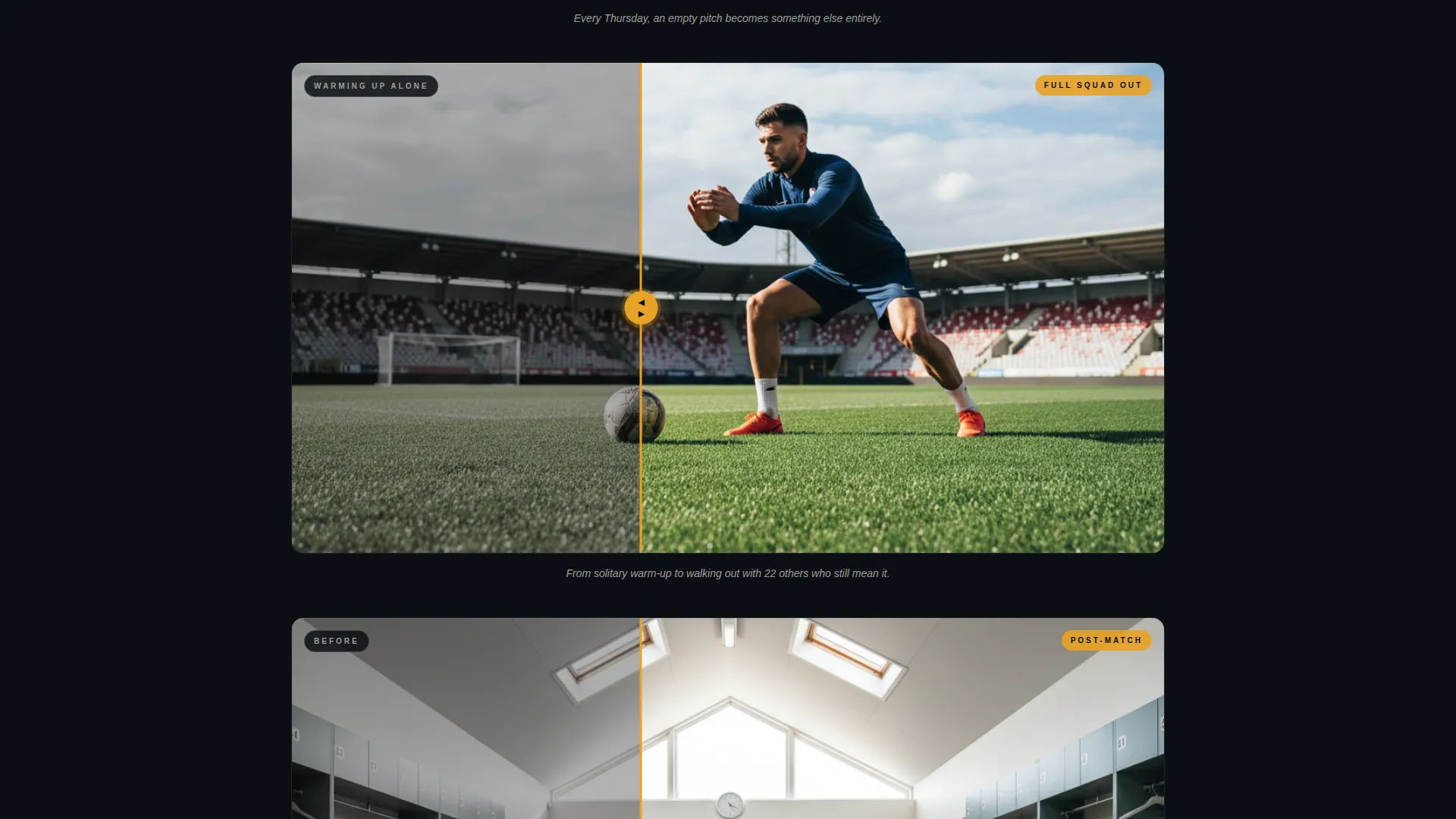 Masters & Senior League Landing Page Template