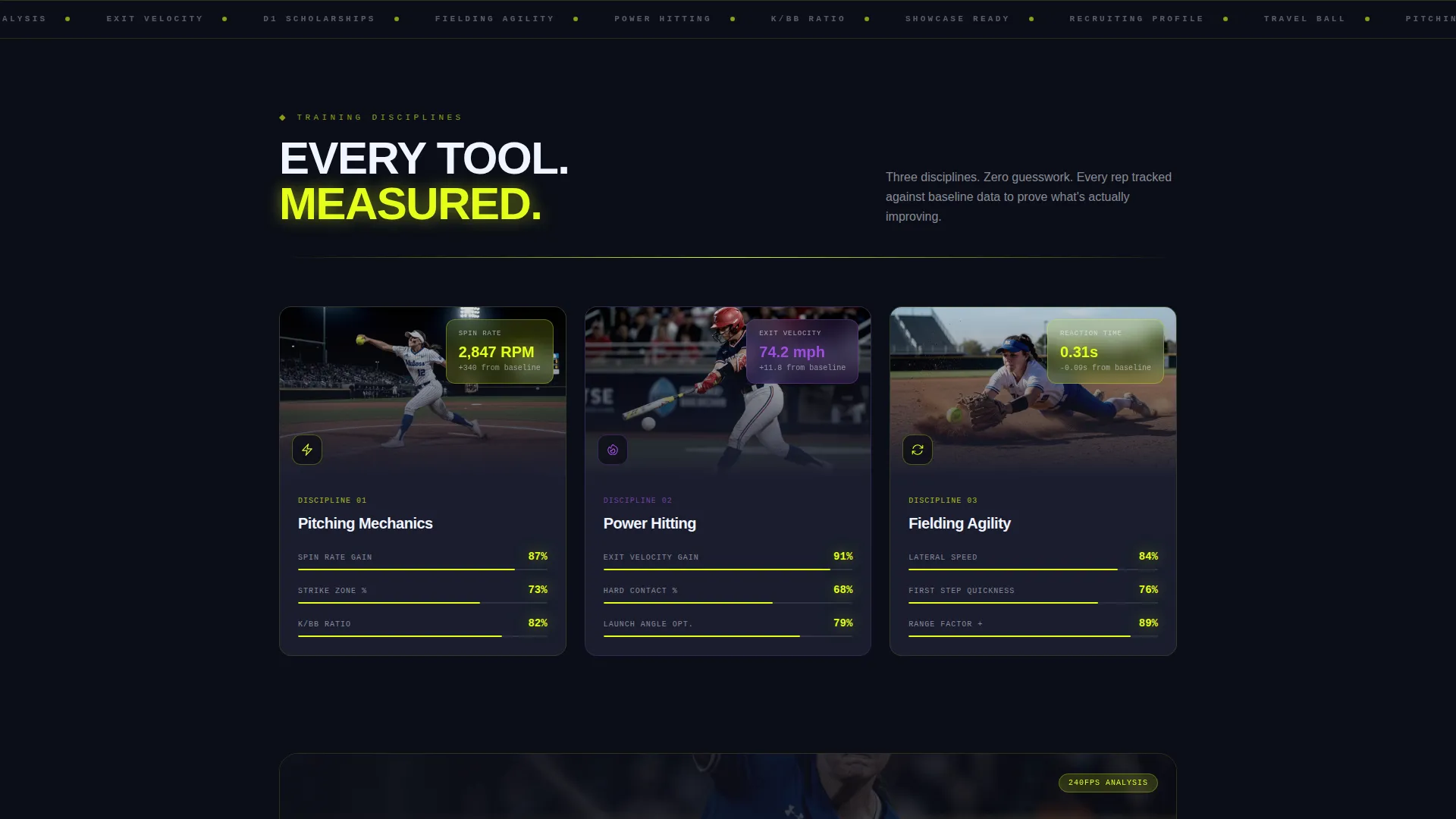 Elite Softball Coach Landing Page Template