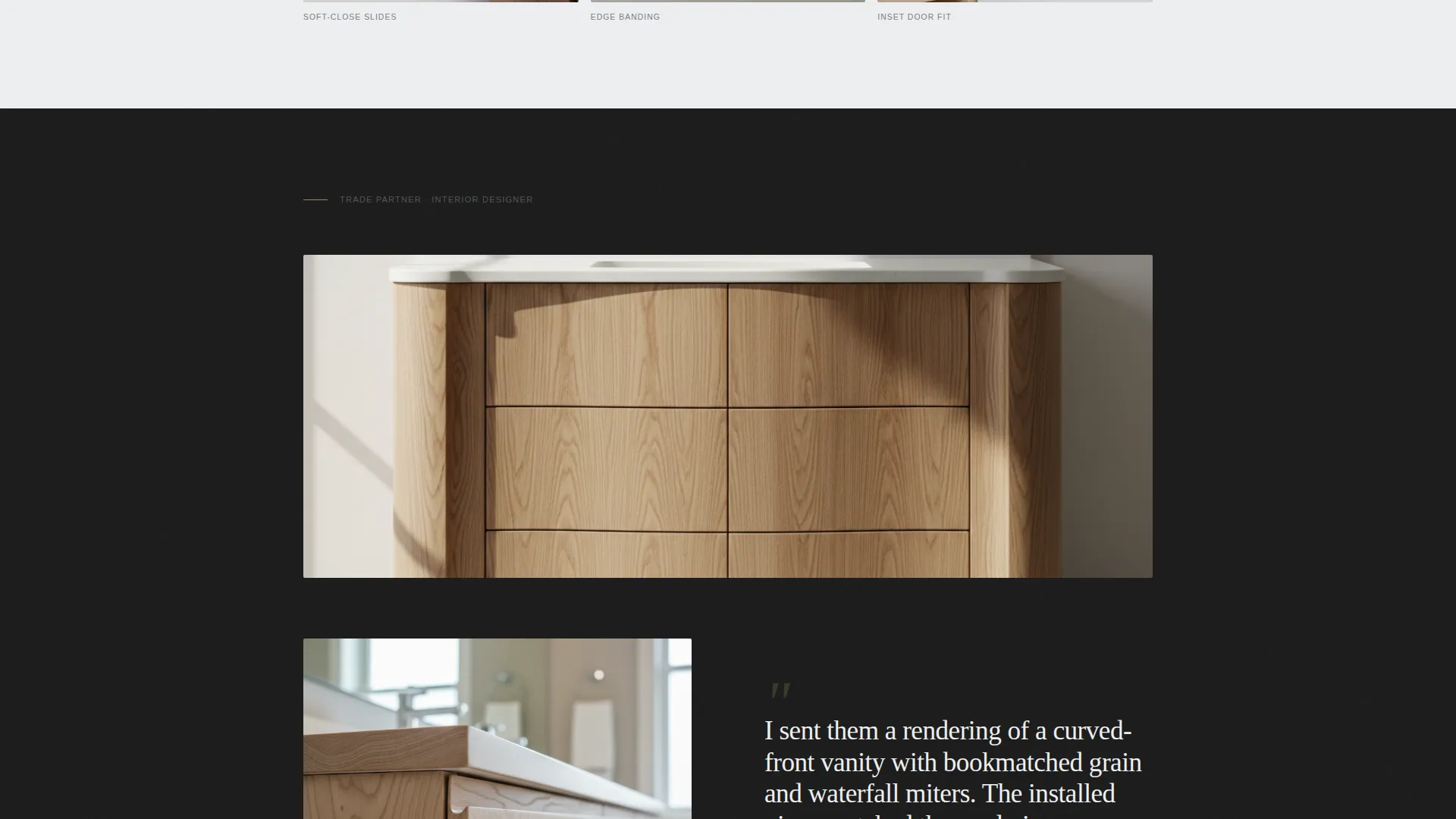 Expert Custom Carpentry Landing Page Template