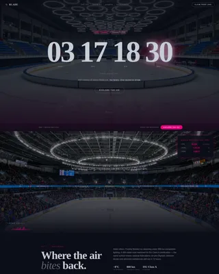 Thrilling Speed Skating Landing Page Template