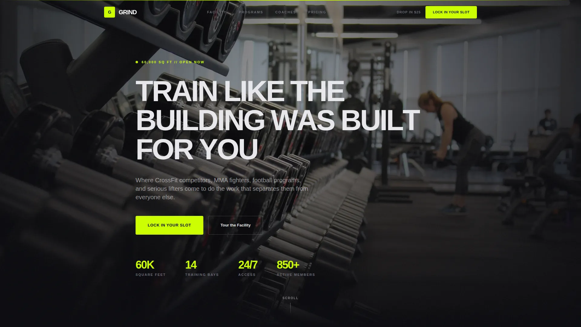 Sports Complex Landing Page Template