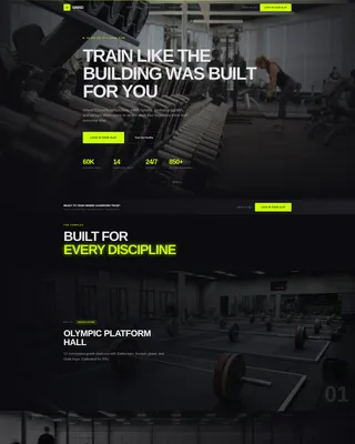 Sports Complex Landing Page Template