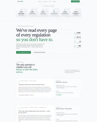 Cannabis Consulting Reviews Website Template
