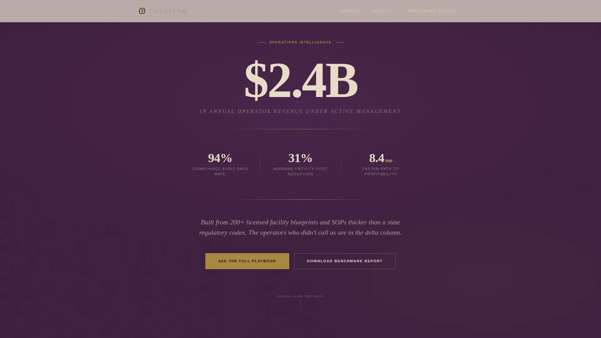 Cannabis Consulting Blog Website Template