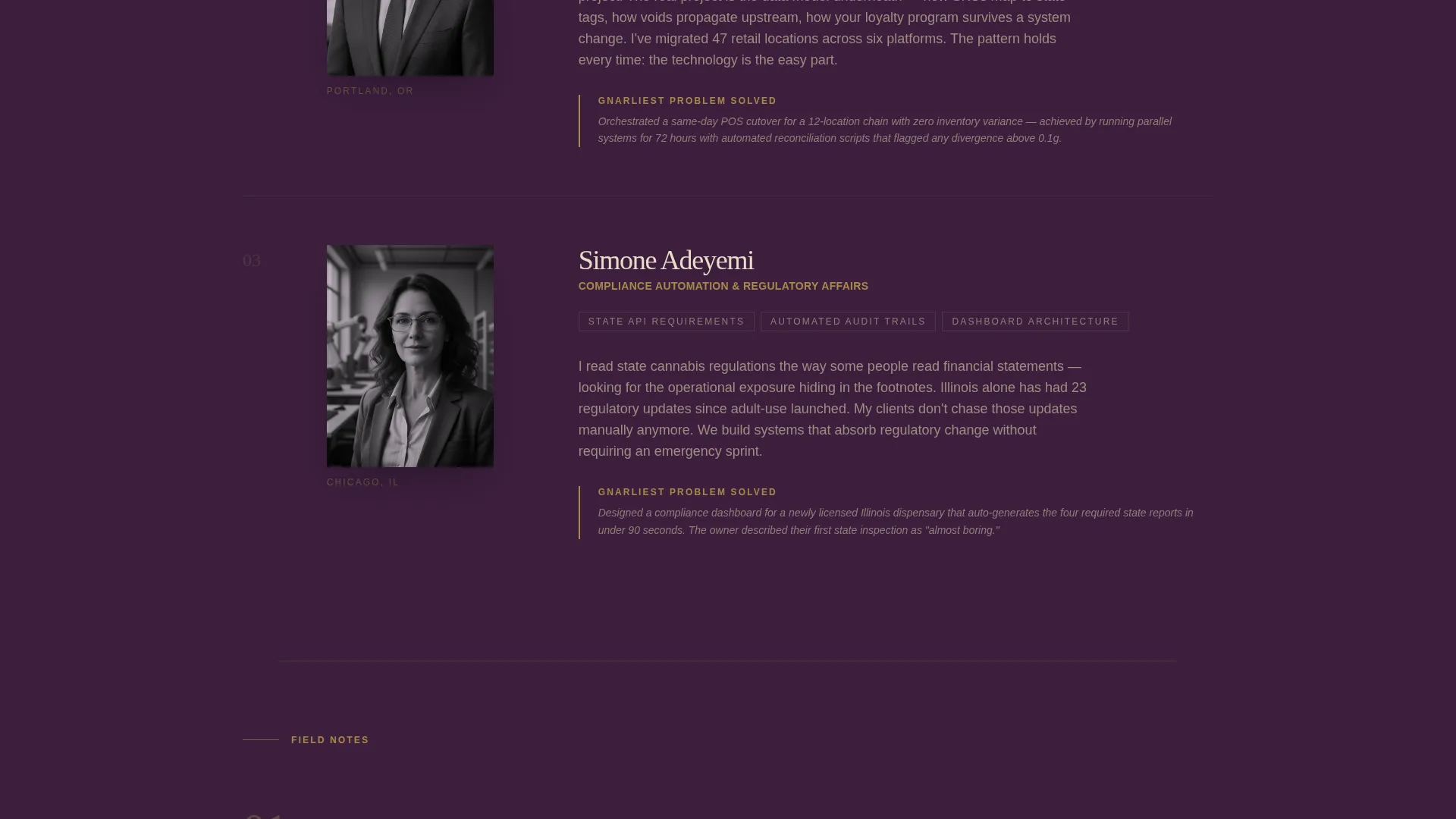 Cannabis Consulting Reviews Website Template