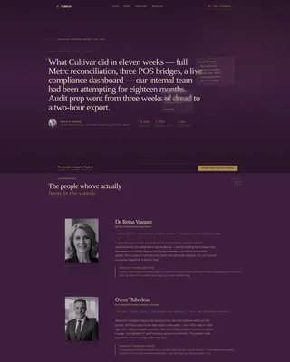 Cannabis Consulting Reviews Website Template