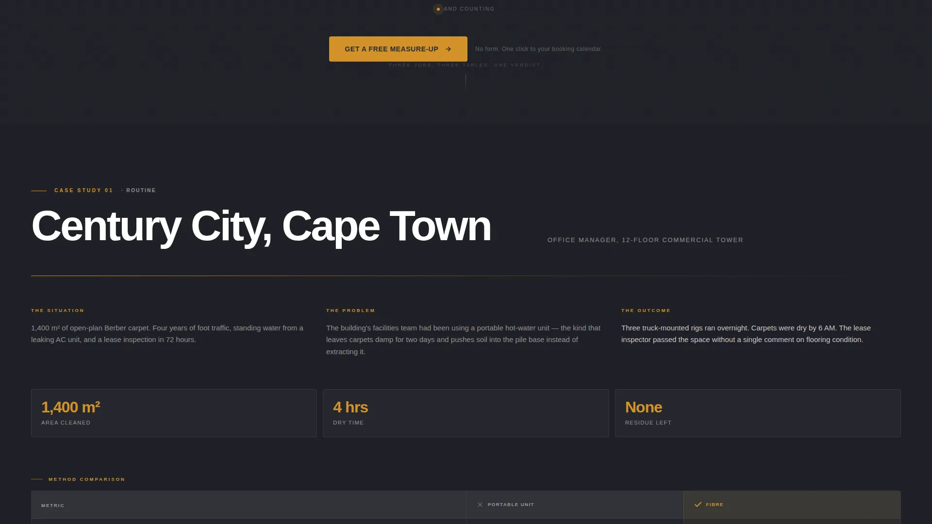 Precision Carpetcleaning | Free Website Template | Rocket
