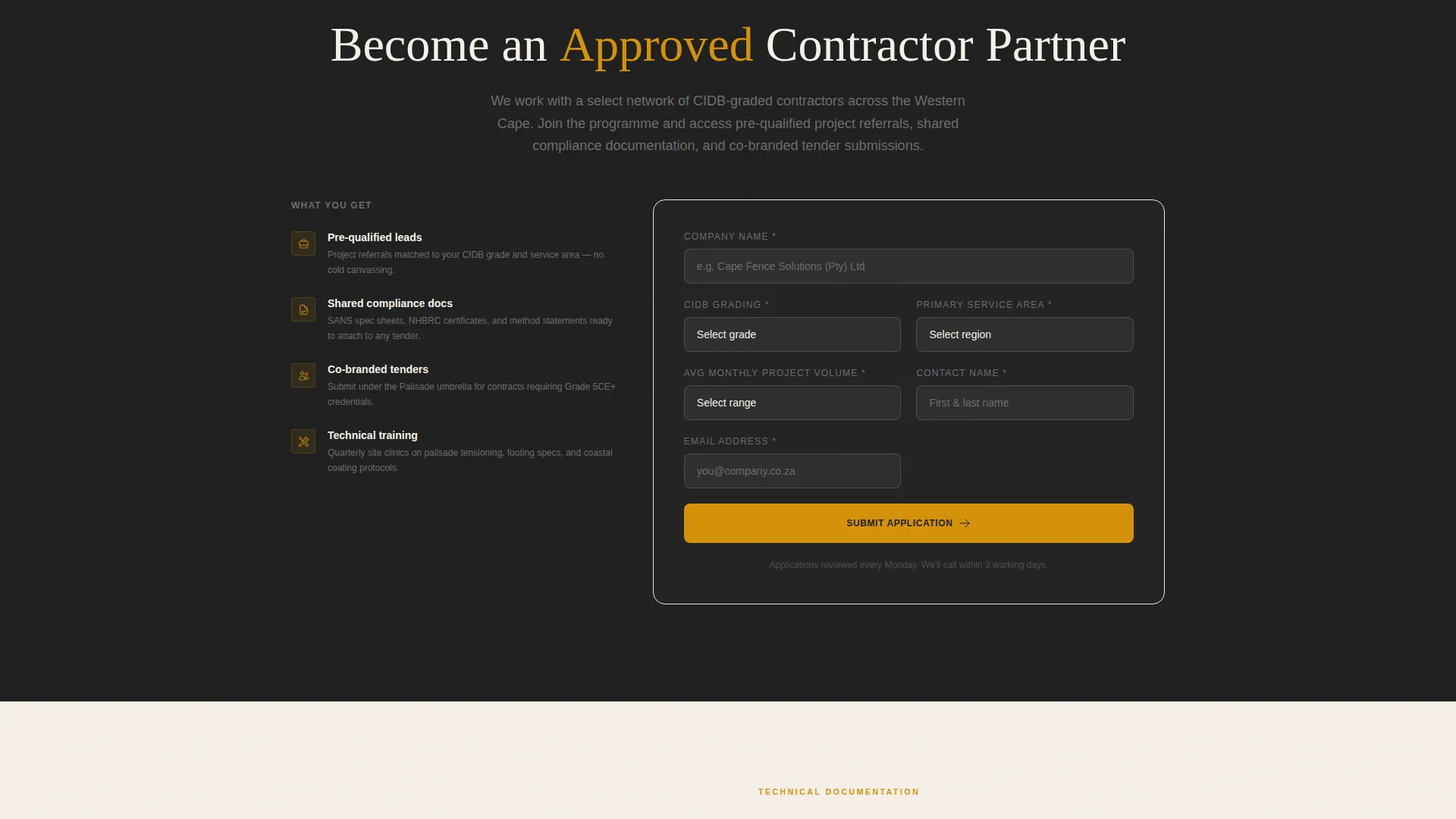 Industrial Fencing | Free Website Template | Rocket