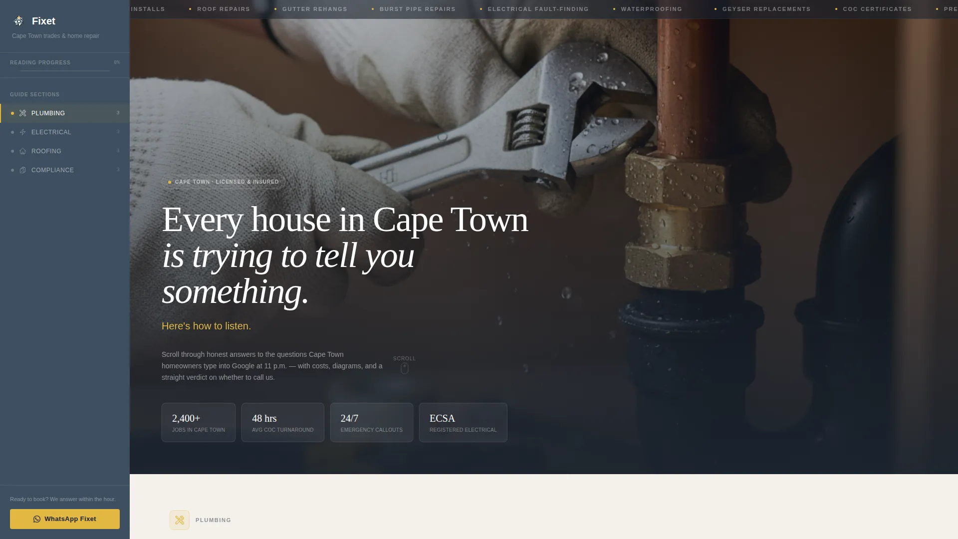 Reliable Handyman | Free Website Template | Rocket