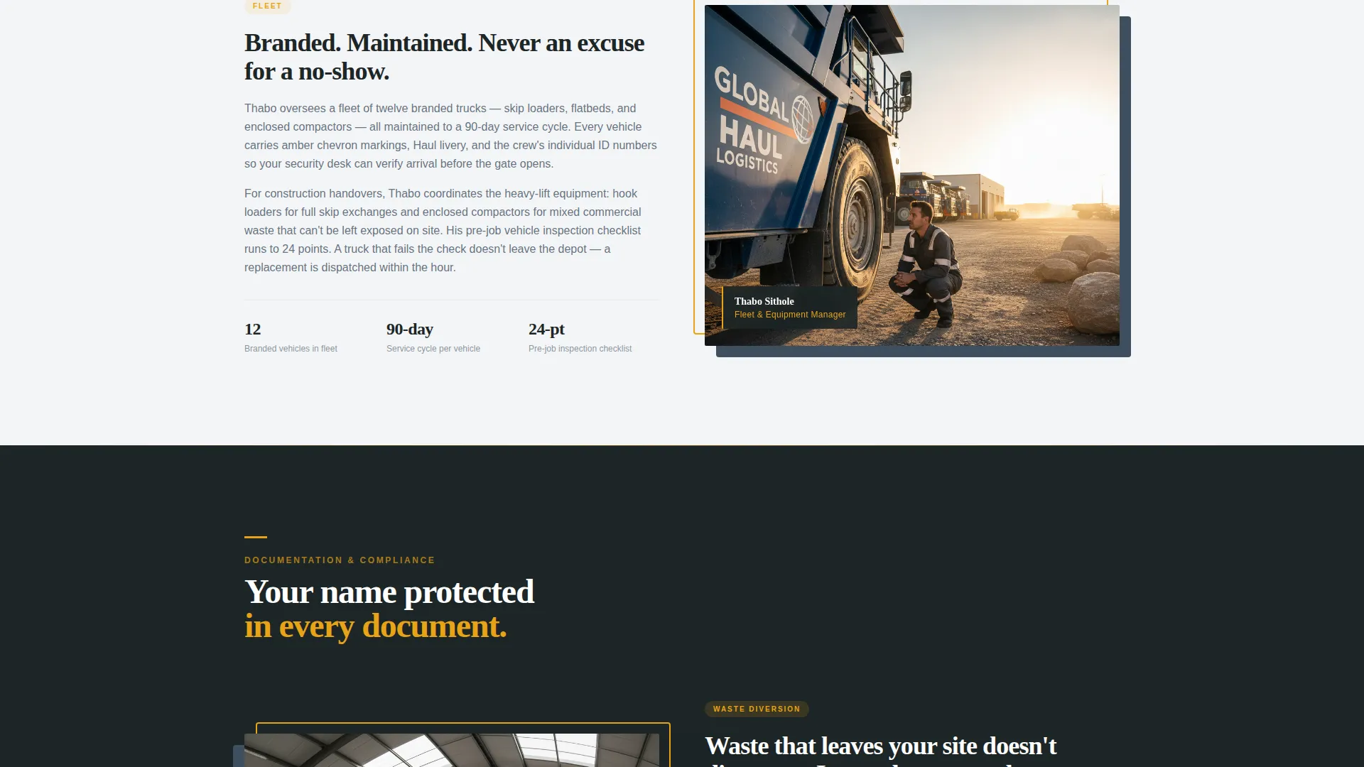 Precision Commercial | Free Website Template | Rocket