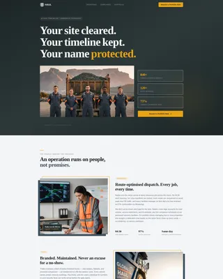 Precision Commercial | Free Website Template | Rocket
