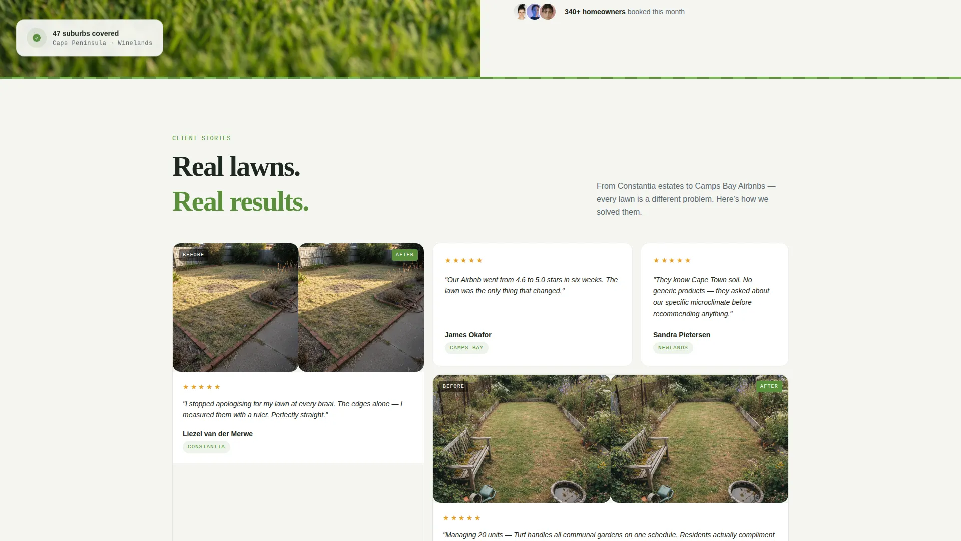 Premium Lawncare | Free Website Template | Rocket