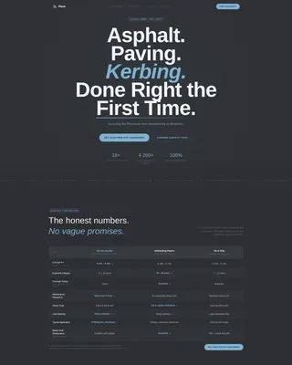 Seamless Asphalt | Free Website Template | Rocket