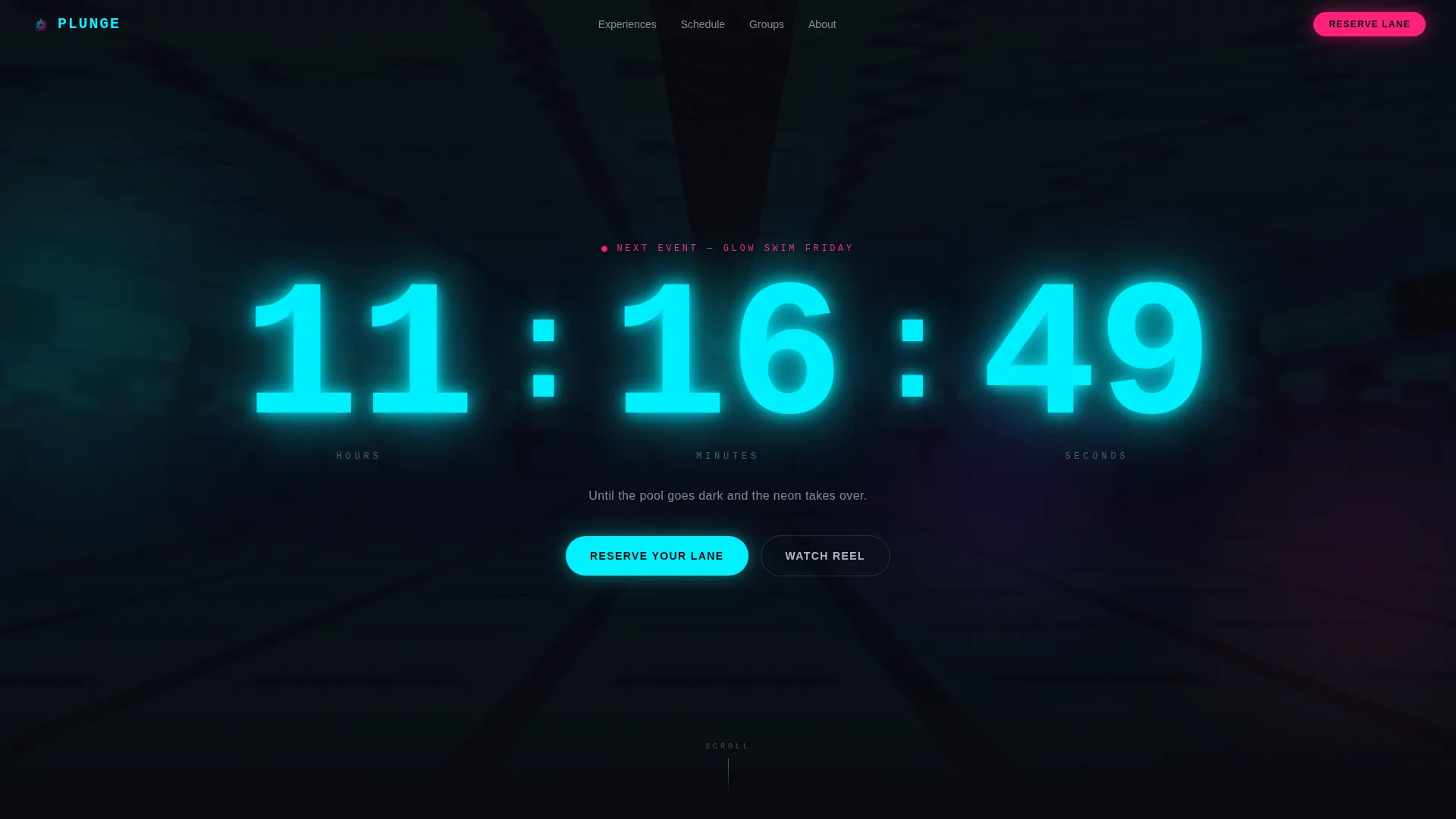 Thrilling Aquatic Sports Landing Page Template