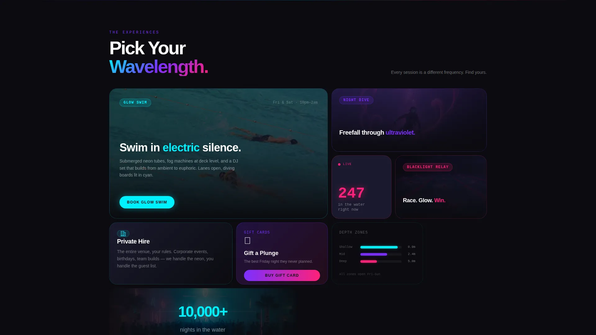 Thrilling Aquatic Sports Landing Page Template