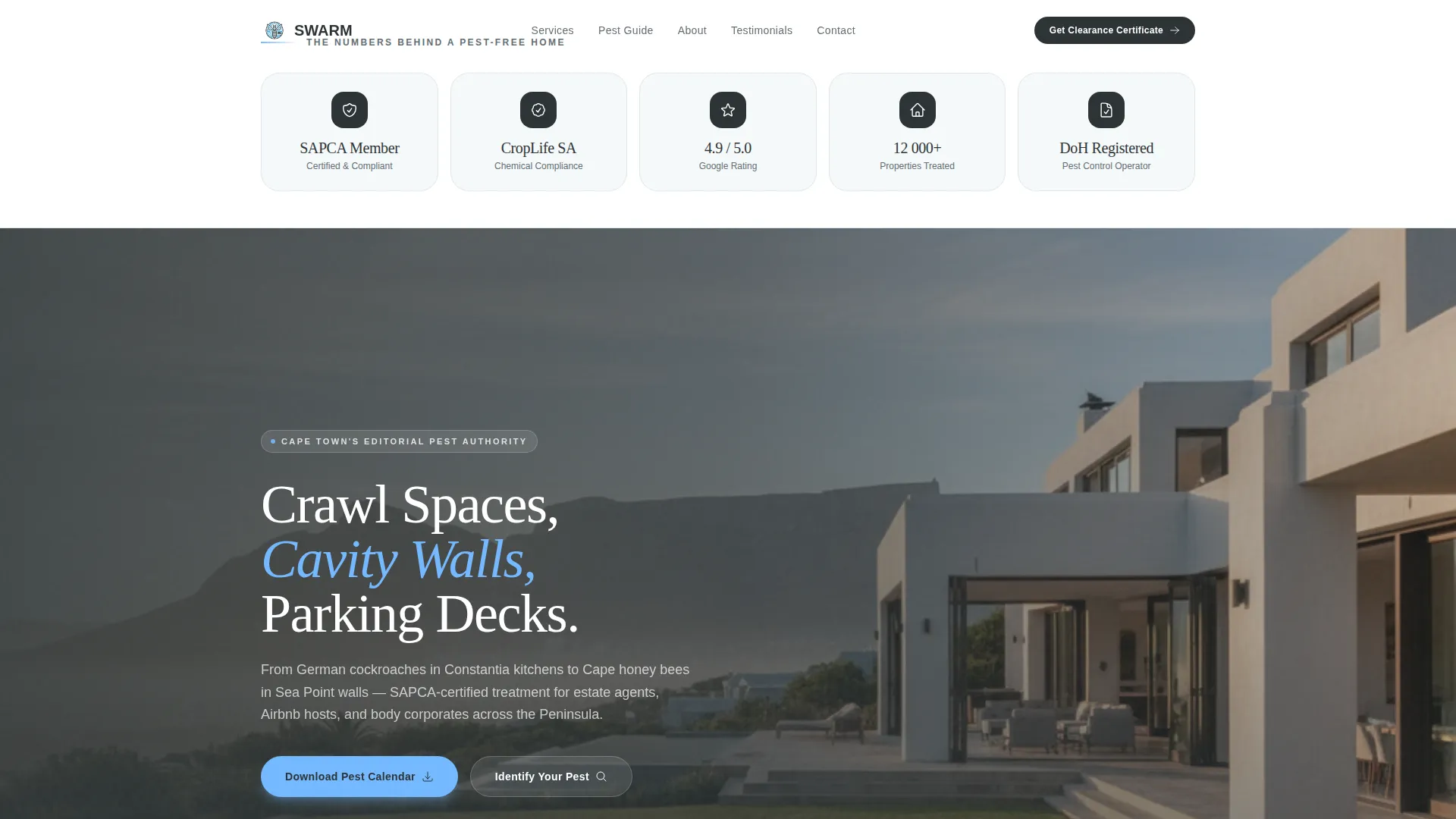 Proven Pest Management | Free Website Template | Rocket