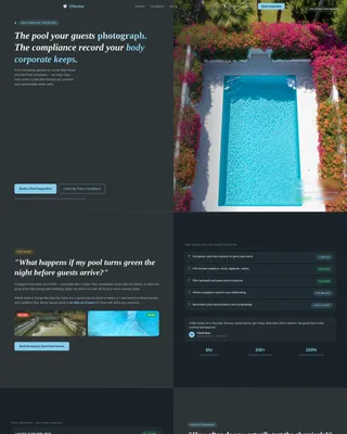 Crystalclear Poolcleaning | Free Website Template | Rocket