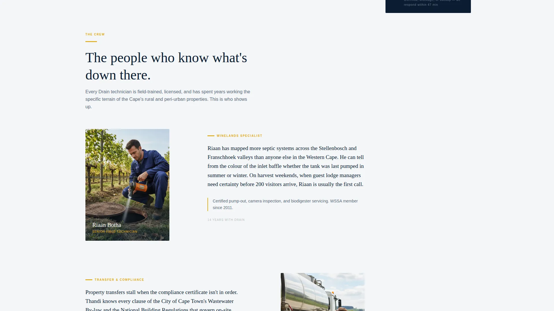 Authoritative Septic | Free Website Template | Rocket